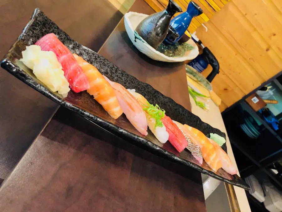 Assortiment de sushis du Sushikai, photo d’un client