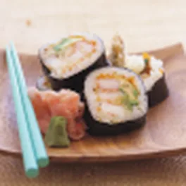 Makis tempura à la crevette panée